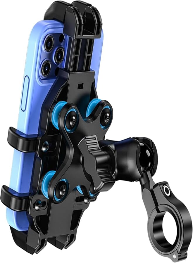 Motorcycle Phone Mount with Vibration Dampener